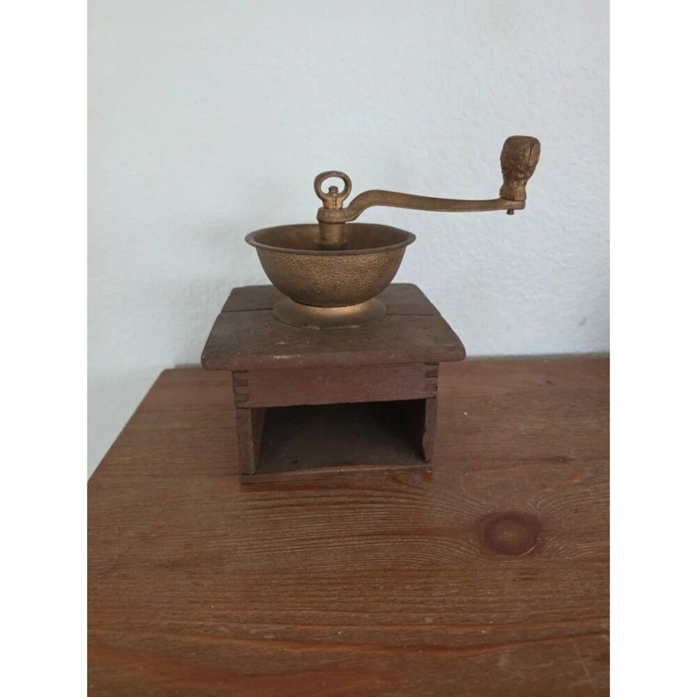 Vintage Wooden Coffee Grinder
